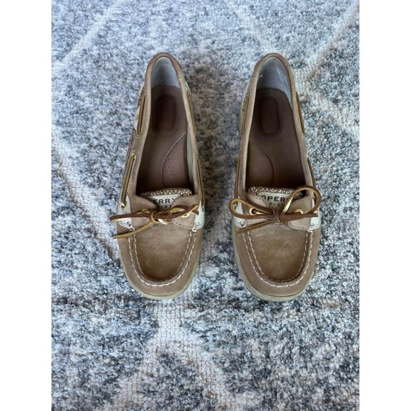 Gold Sperry Topsider Shoes - Womens size 8 - Picture 4 of 5